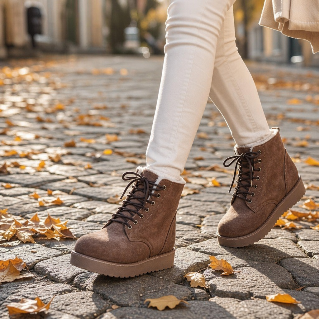 Botines de Ante café lifestyle