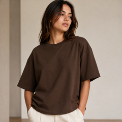Camiseta Oversize para Mujer | Camiseta Holgada de Manga Corta de Verano