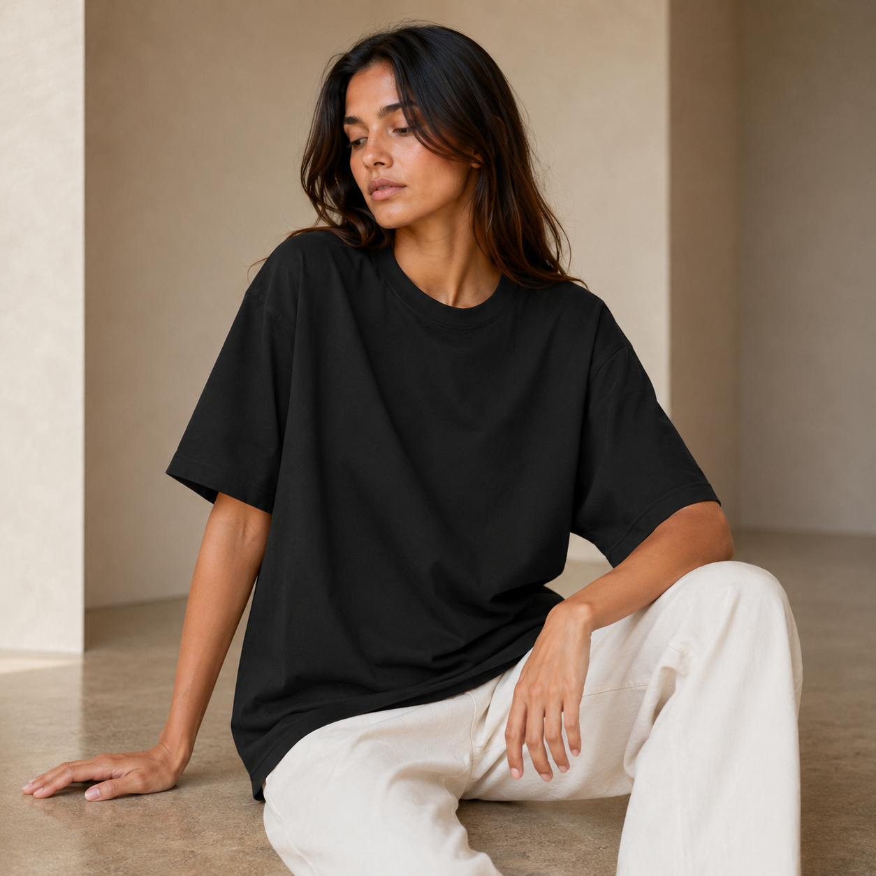 Camiseta Oversize para Mujer | Camiseta Holgada de Manga Corta de Verano