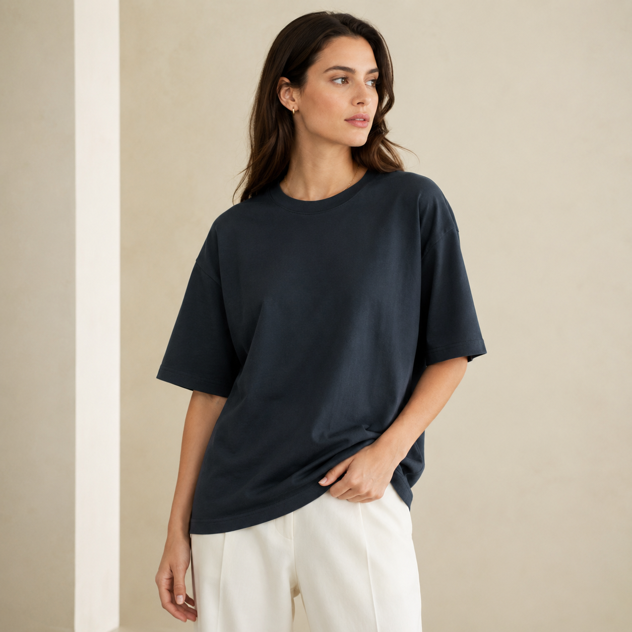Camiseta Oversize para Mujer | Camiseta Holgada de Manga Corta de Verano