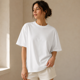 Camiseta Oversize para Mujer | Camiseta Holgada de Manga Corta de Verano