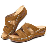 Sandalias de Cuña Ortopédicas para Mujer | Sandalias de Verano Cómodas con Plataforma