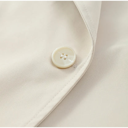Gabardina Cruzada Corta para Mujer | Chaquetón de Entretiempo con Cordón