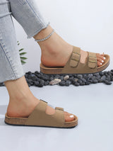 Sandalias de Corcho con Hebilla para Mujer | Sandalias Cómodas de Verano