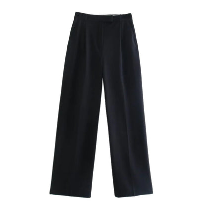 Pantalón Recto Vintage para Mujer | Cintura Alta