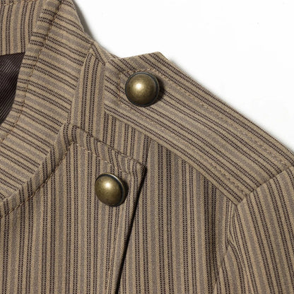 Conjunto Chaqueta y Pantalón de Raya Diplomática para Mujer | Traje de Oficina Elegante