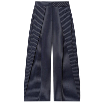 Pantalón Ancho Plisado para Mujer | Baggy de Cintura Alta y Pinzas