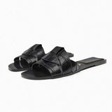 Sandalias Planas para Mujer | Sandalias de Verano de Rejilla Tejida Cómodas