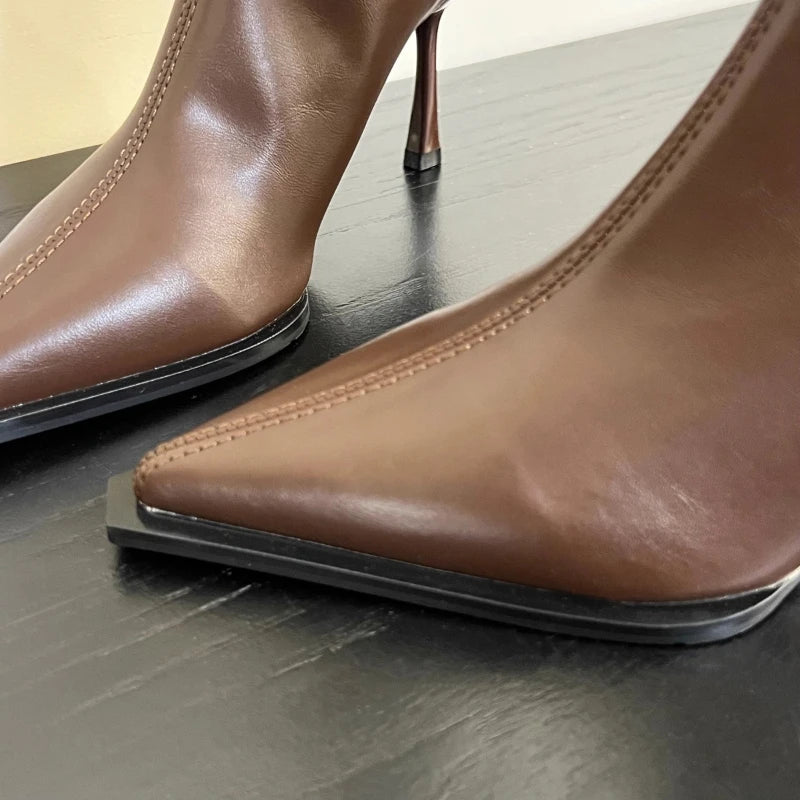 Botas Altas de Tacón de Aguja para Mujer | Botas Elegantes de Invierno