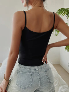 Top Corto de Tirantes para Mujer | Crop Top de Tirantes Efecto Corsé