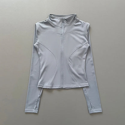 Chaqueta Deportiva Entallada para Mujer | Cortavientos Ligero de Secado Rápido