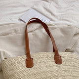 Bolso de Rafia para Mujer | Capazo de Playa Tejido de Verano