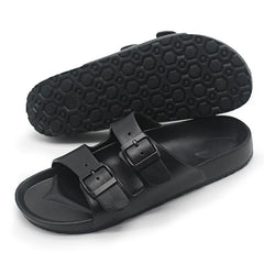 Zuecos EVA con Doble Hebilla para Mujer | Sandalias Cómodas de Verano