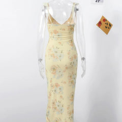 Vestido Corto Floral Cruzado para Mujer | Vestido de Tirantes de Verano