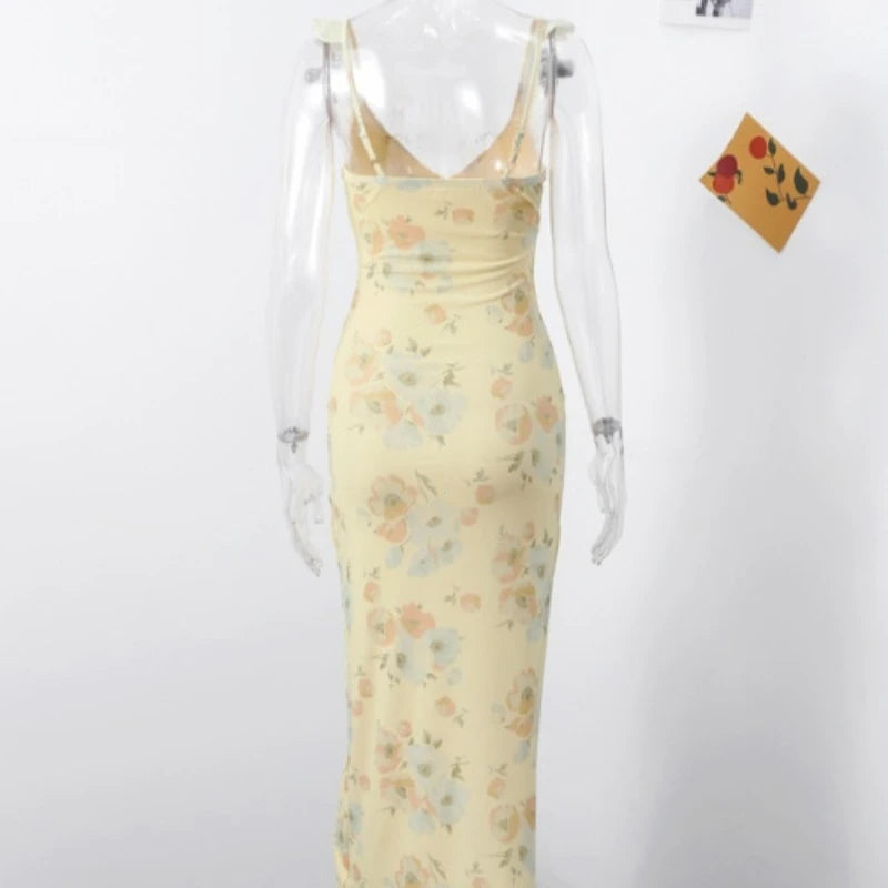 Vestido Corto Floral Cruzado para Mujer | Vestido de Tirantes de Verano