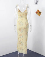 Vestido Corto Floral Cruzado para Mujer | Vestido de Tirantes de Verano