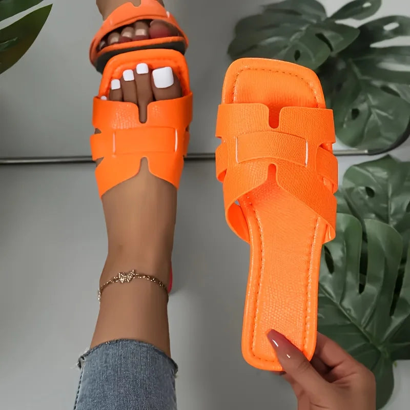 Sandalias Planas Slide para Mujer