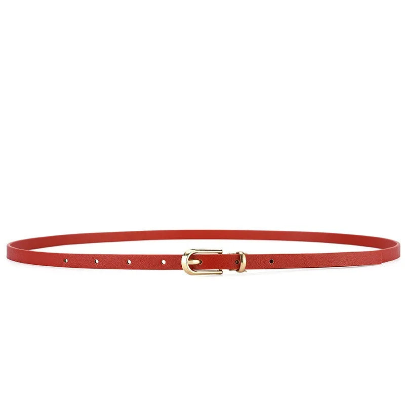 Cinturón Fino para Mujer | Hebilla de Pincho