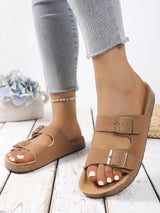 Sandalias de Corcho con Hebilla para Mujer | Sandalias Cómodas de Verano