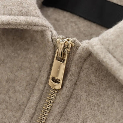 Chaquetón Corto de Invierno para Mujer | Cuello Camisero