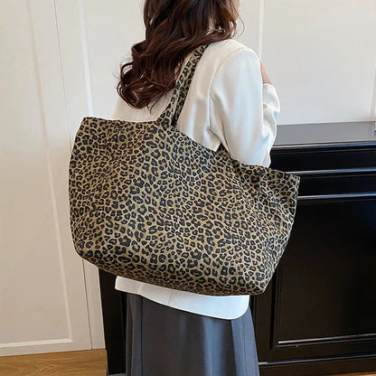 Bolso Bandolera de Leopardo para Mujer | Efecto Ante
