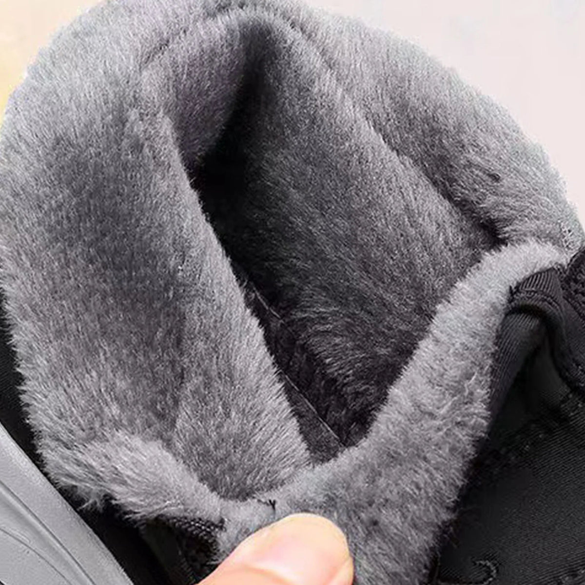 Botas de Nieve Negras para Mujer | Botas de Invierno con Forro Cálido