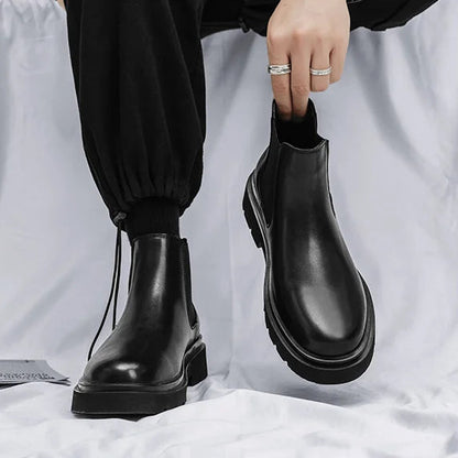 Botines Chelsea para Mujer | Botines Negros de Suela Track
