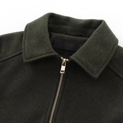 Chaquetón Corto de Invierno para Mujer | Cuello Camisero