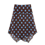 Conjunto Top y Falda de Lunares para Mujer | Halter y Falda Pañuelo de Verano