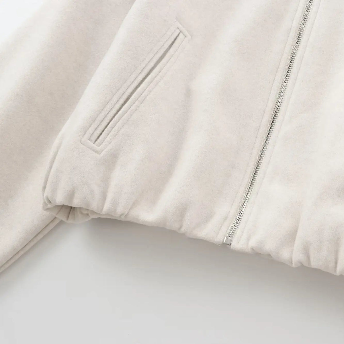 Chaqueta Bomber Cropped para Mujer | Deportiva de Manga Larga con Cremallera