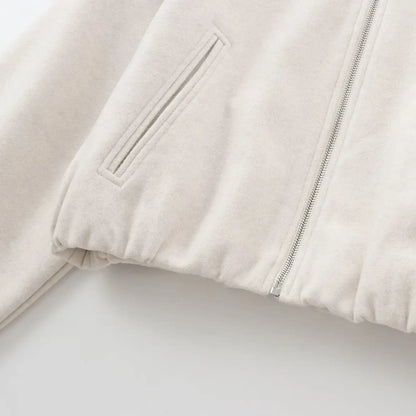 Chaqueta Bomber Cropped para Mujer | Deportiva de Manga Larga con Cremallera