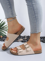 Sandalias de Corcho con Hebilla para Mujer | Sandalias Cómodas de Verano