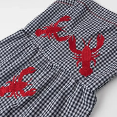 Vestido Largo de Verano para Mujer | Tirantes y Estampado de Cuadros, Bajo con Volante