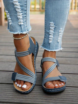 Sandalias de Cuña para Mujer | Sandalias de Verano de Suela Gruesa Cómodas