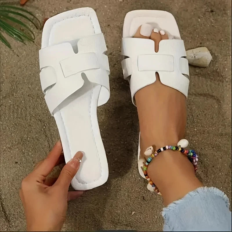 Sandalias Planas Slide para Mujer