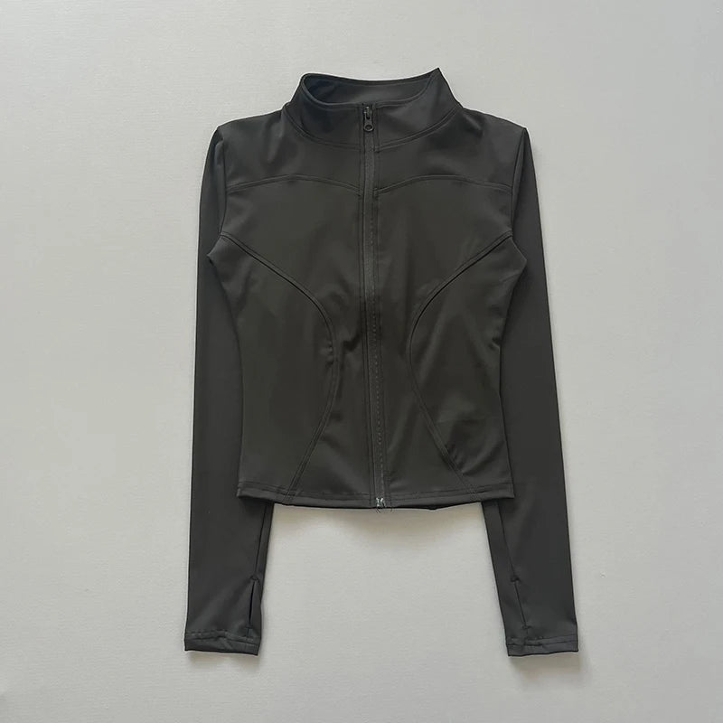 Chaqueta Deportiva Entallada para Mujer | Cortavientos Ligero de Secado Rápido