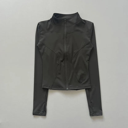 Chaqueta Deportiva Entallada para Mujer | Cortavientos Ligero de Secado Rápido