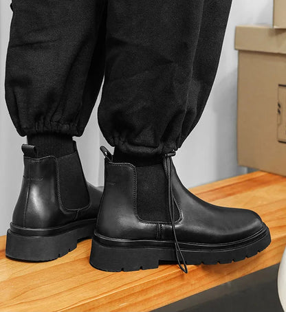 Botines Chelsea para Mujer | Botines Negros de Suela Track