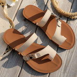 Chanclas Planas para Mujer | Sandalias Slide Cómodas de Verano