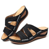 Sandalias de Cuña Ortopédicas para Mujer | Sandalias de Verano Cómodas con Plataforma