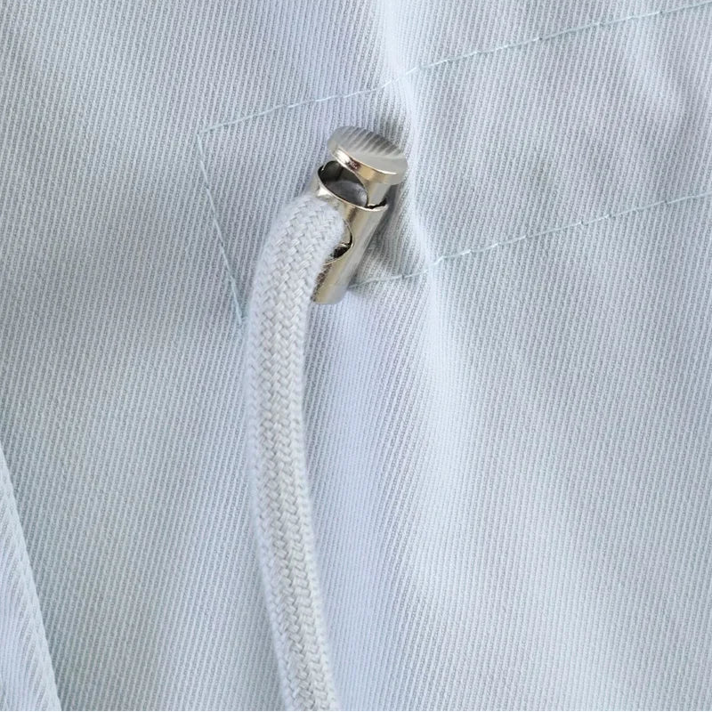 Chaqueta Entretiempo Cuello Alto para Mujer | Cordón Peplum