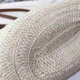 Bolso de Rafia para Mujer | Capazo de Playa Tejido de Verano