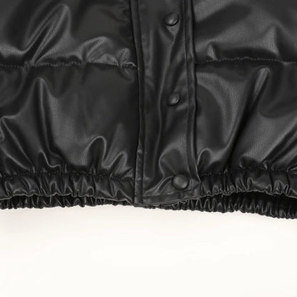 Chaqueta de Piel Sintética para Mujer | Chaquetón Corto de Invierno con Cremallera