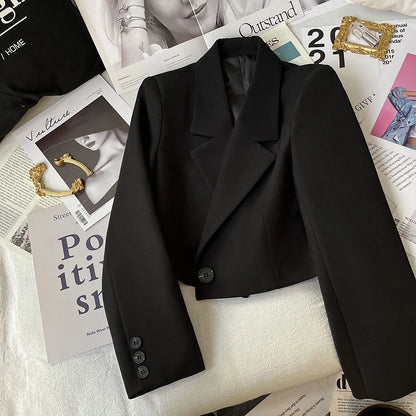 Blazer Recto para Mujer | Chaqueta Elegante de Manga Larga con Botón
