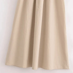 Vestido Largo Canalé para Mujer | Vestido Maxi de Tirantes Anchos de Verano