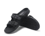 Zuecos EVA con Doble Hebilla para Mujer | Sandalias Cómodas de Verano