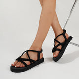 Sandalias de Cuña para Mujer | Sandalias de Verano Ligeras de Plataforma con Tira Elástica