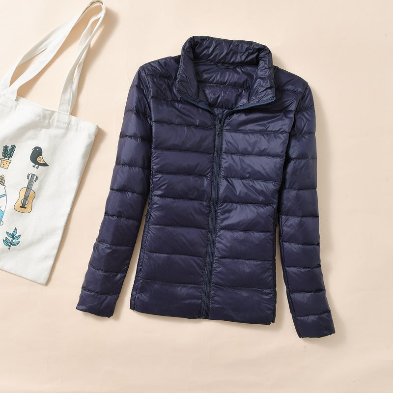 Chaqueta de Plumón Corta para Mujer | Plumífero Ligero Acolchado de Invierno