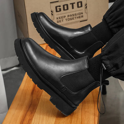 Botines Chelsea para Mujer | Botines Negros de Suela Track