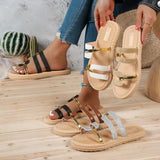 Sandalias Planas de Borlas para Mujer